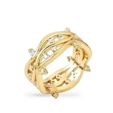 Gold Multisetting Floral Ring -14k Gold 