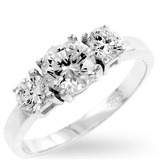 Solid 925 Enchanted Ring w White Gold 