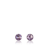 Classic Stud Earrings with Genuine Loose Swarovski  Elements Crystals and coated in 18k white gold