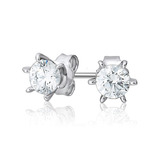 5mm Stud Earrings Embellished with Crystals from Swarovski