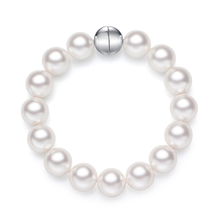 Pearl Bracelet (12mm) Ft Swarovski Pearls
