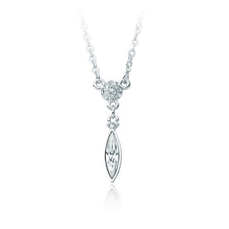 Royal Pendant Necklace Embellished with Crystals from Swarovski
