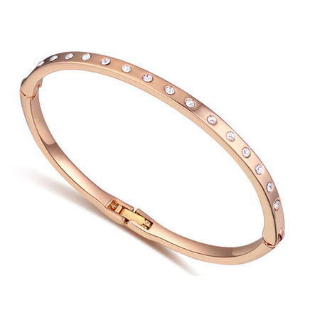 Classic Bangle Embellished with Crystals from Swarovski -G