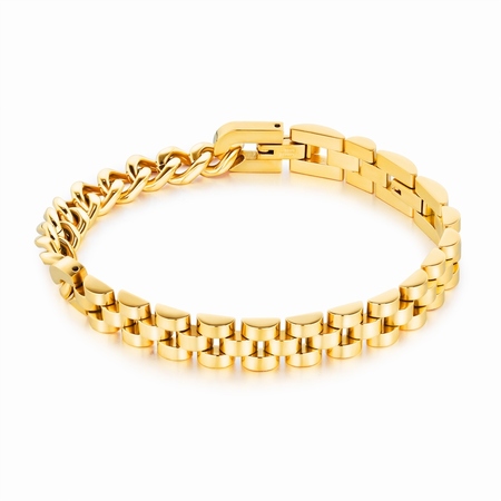 Bracelet in Classic Link Design - Gold