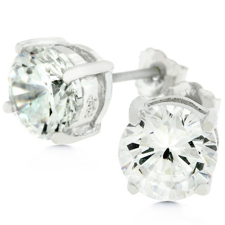 Solid 925 Sterling Silver Classic Studs