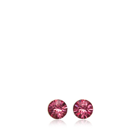 Classic Stud Earrings with Genuine Loose Swarovski  Elements Crystals and coated in 18k white gold